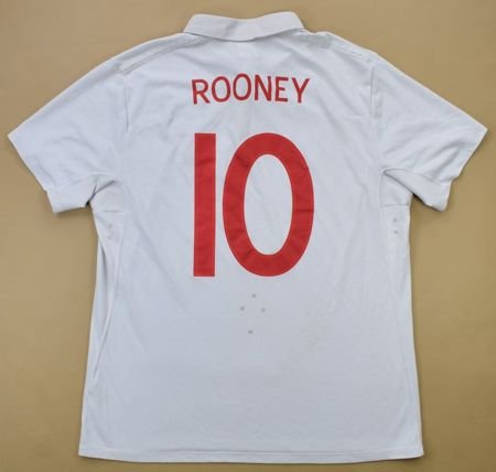 2009-10 ENGLAND *ROONEY* SHIRT M