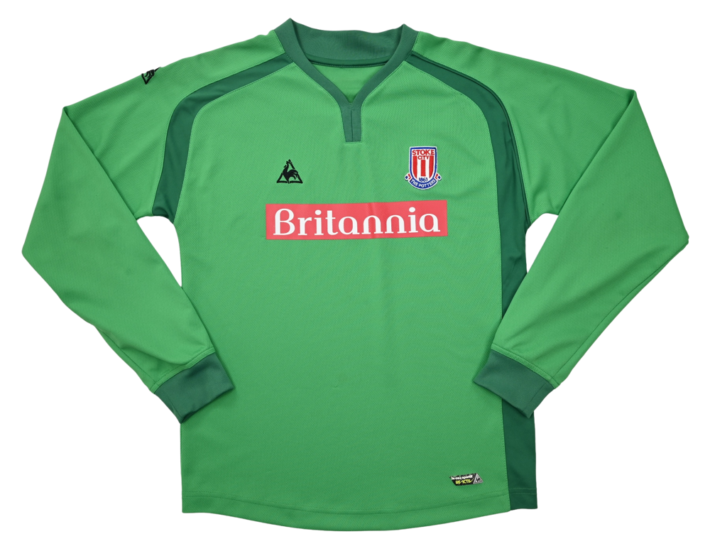 2009-10 STOKE CITY GOALKEEPER SHIRT L. BOYS