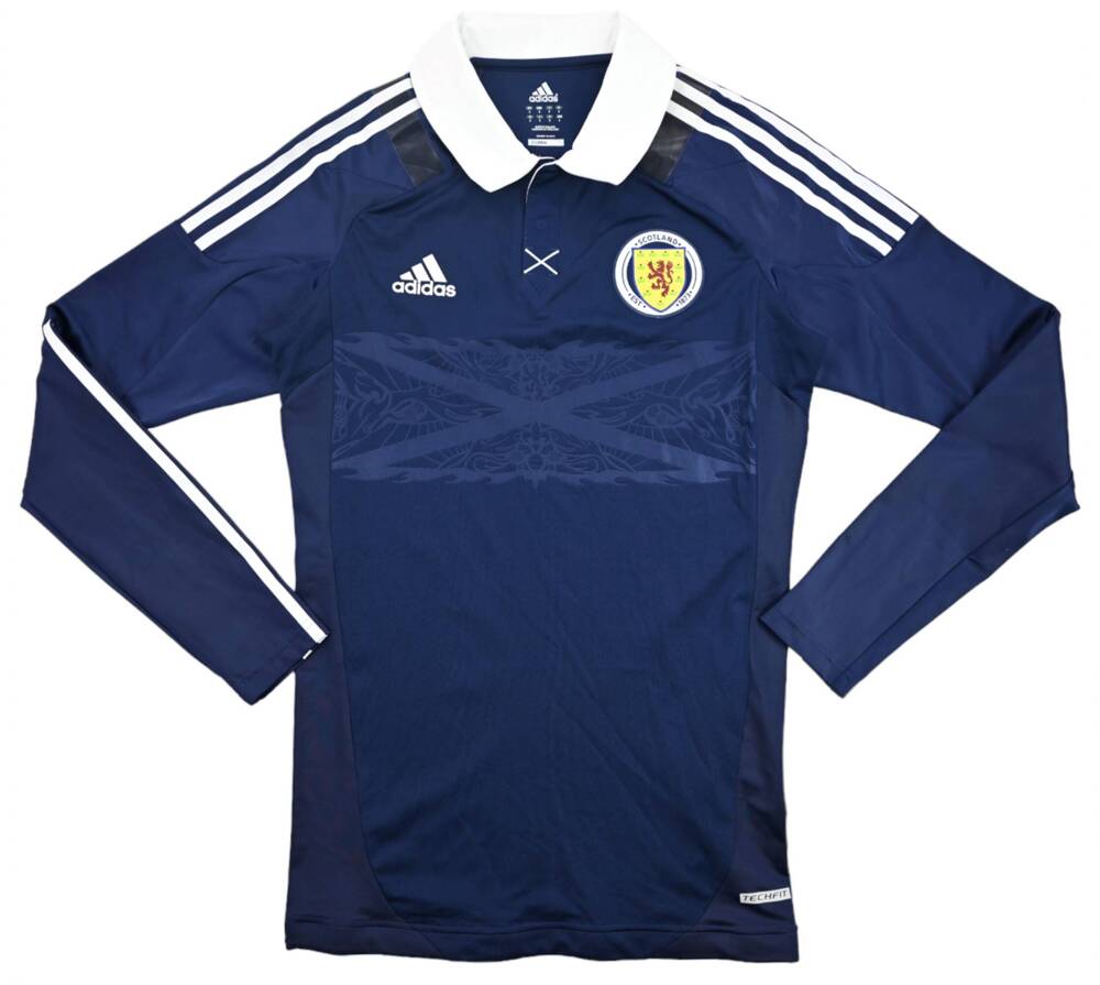 2011-13 SCOTLAND LONGSLEEVE PLAYER ISSUE TECHFIT M