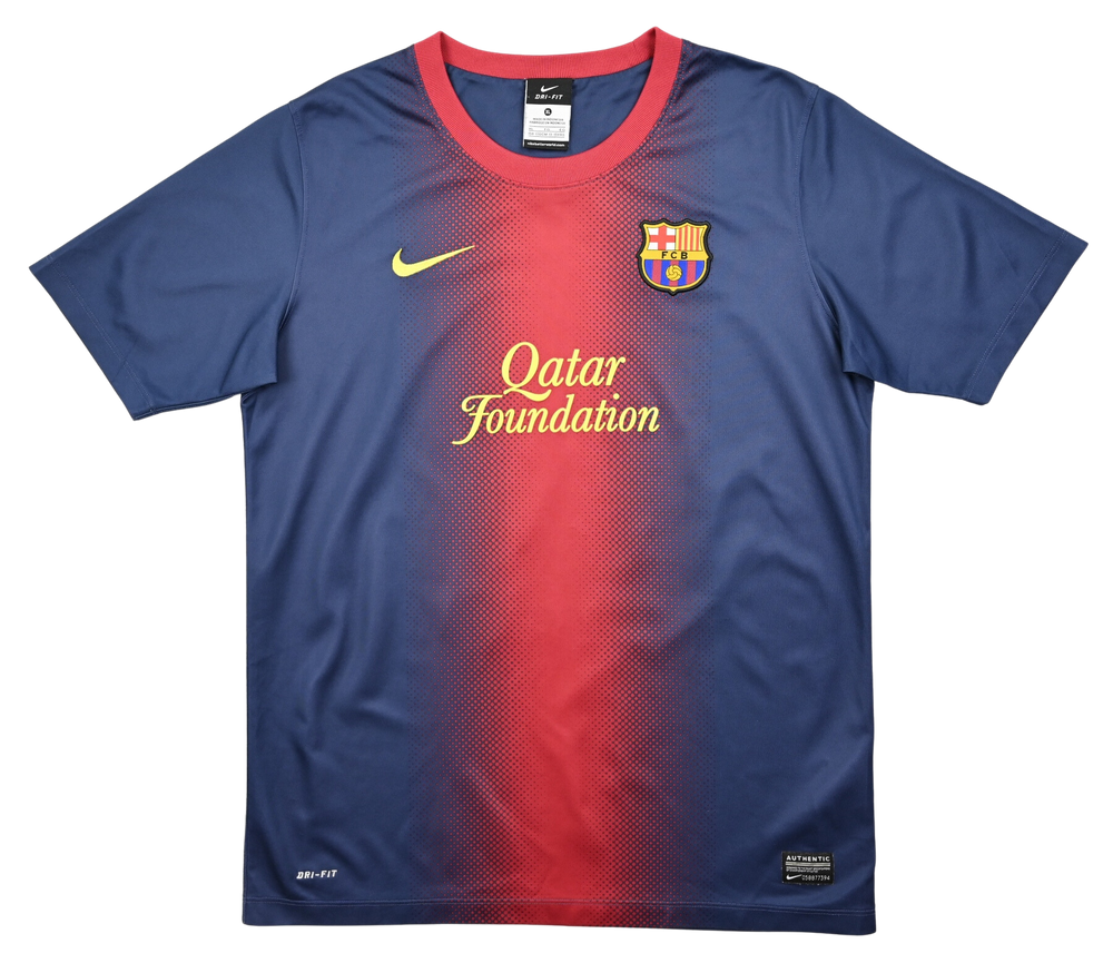 2012-13 FC BARCELONA SHIRT XL. BOYS