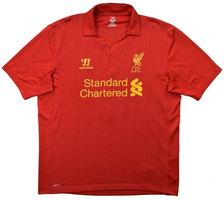 2012-13 LIVERPOOL SHIRT SIZE 4/5 YEARS