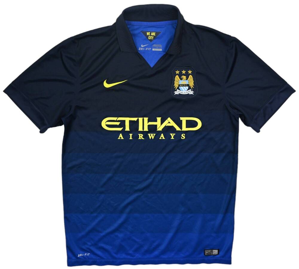 2013-14 MANCHESTER CITY SHIRT L