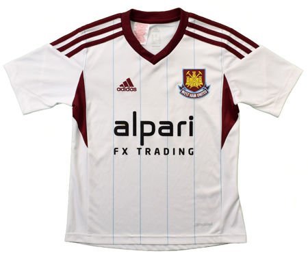 2013-14 WEST HAM UNITED SHIRT S. BOYS 