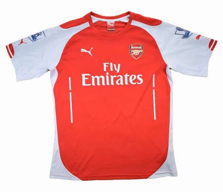 2014-15 ARSENAL LONDON *DEBUCHY* SHIRT L