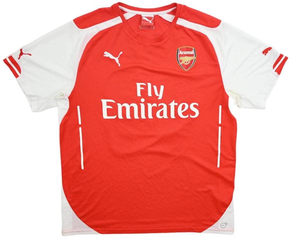 2014-15 ARSENAL LONDON *WALCOTT* SHIRT L