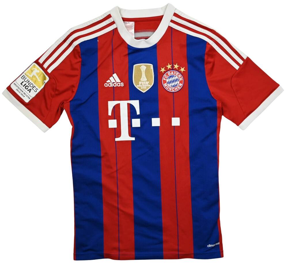 2014-15 BAYERN MUNCHEN *THIAGO* SHIRT XL. BOYS