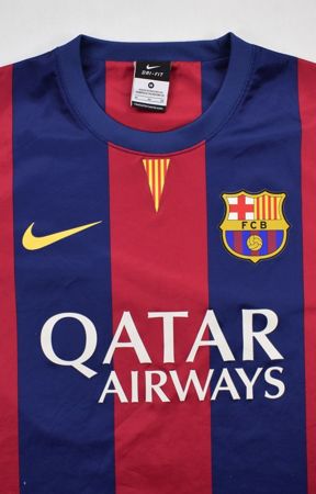 barcelona fc shirt shirts classic airways qatar sponsor hole condition