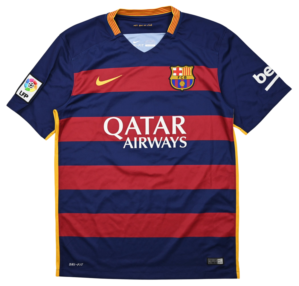 2015-16 FC BARCELONA *A. SYNBOL* SHIRT M