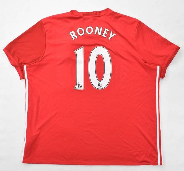 Wayne Rooney Signed Manchester United NIKE Jersey Beckett