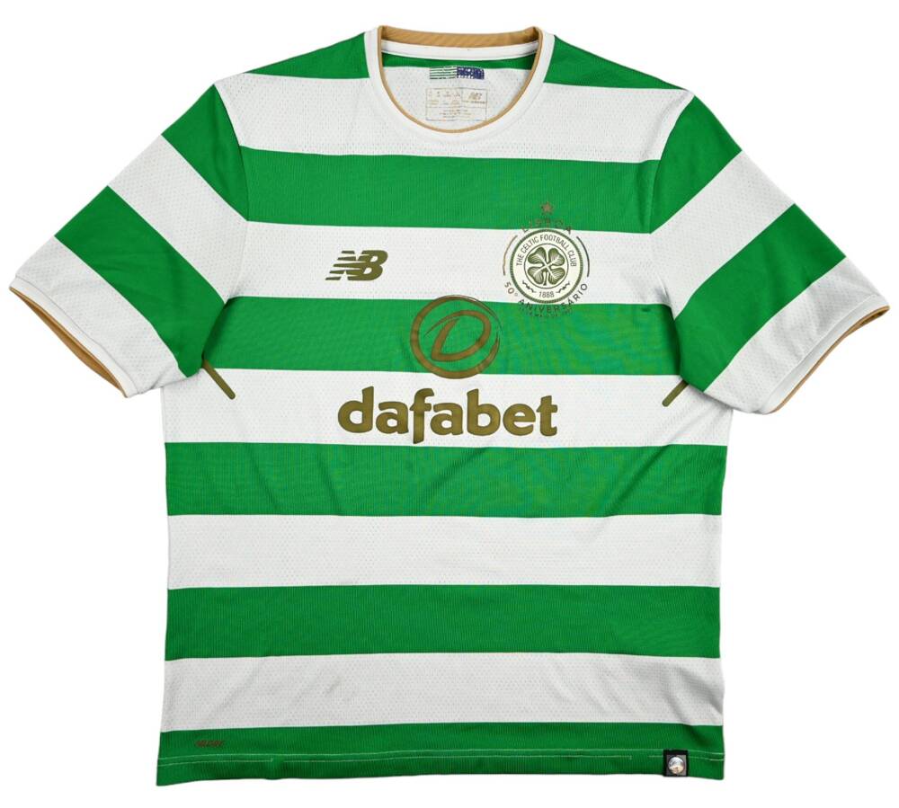 2017-18 CELTIC GLASGOW SHIRT M