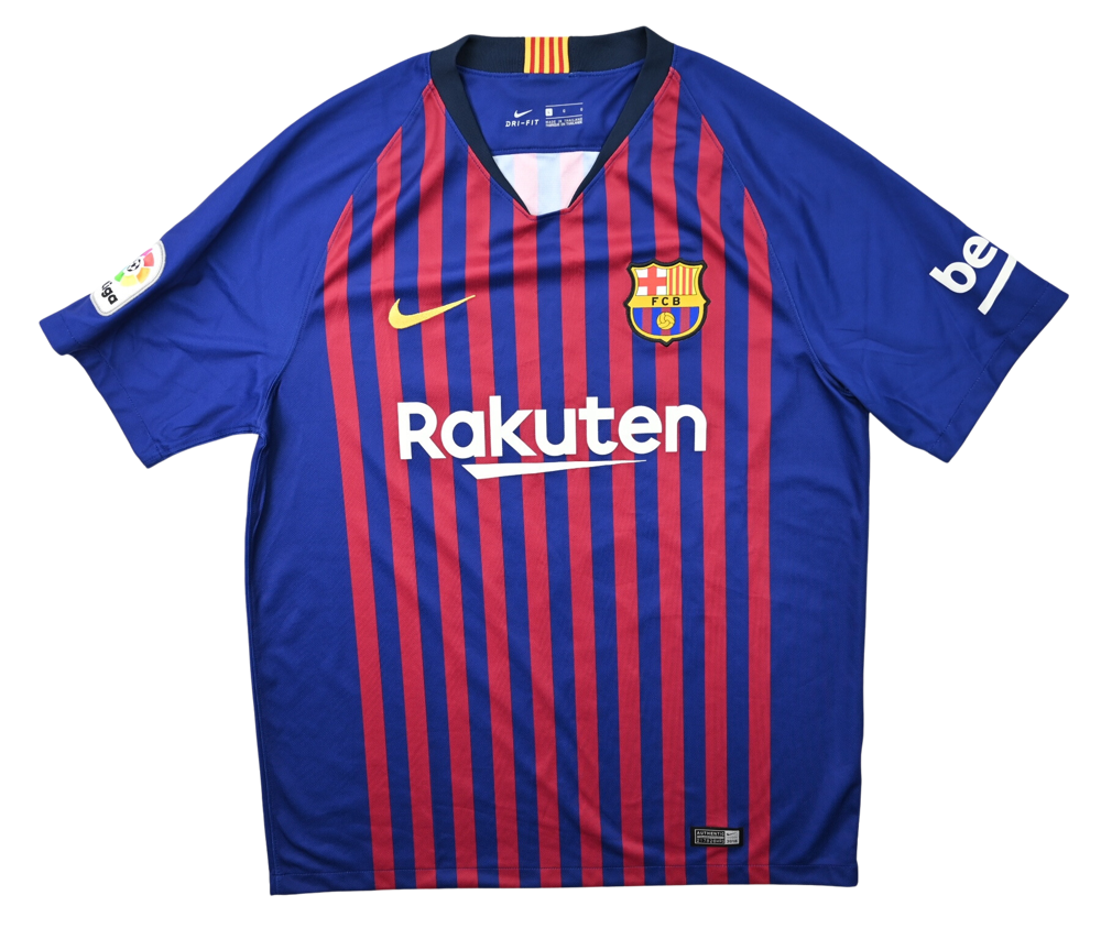 2018-19 FC BARCELONA *MESSI* SHIRT L