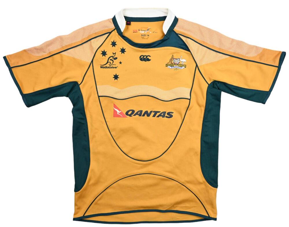 AUSTRALIA WALLABIES CANTERBURY SHIRT L.BOYS