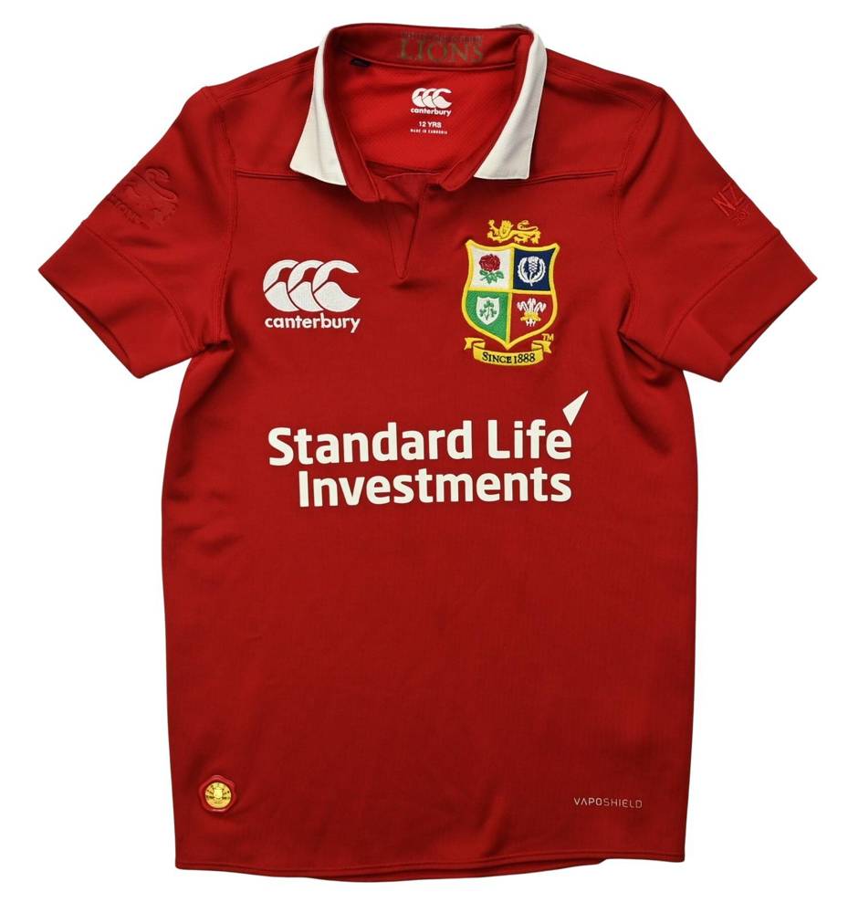 BRITISH AND IRISH LIONS SHIRT XL. BOYS