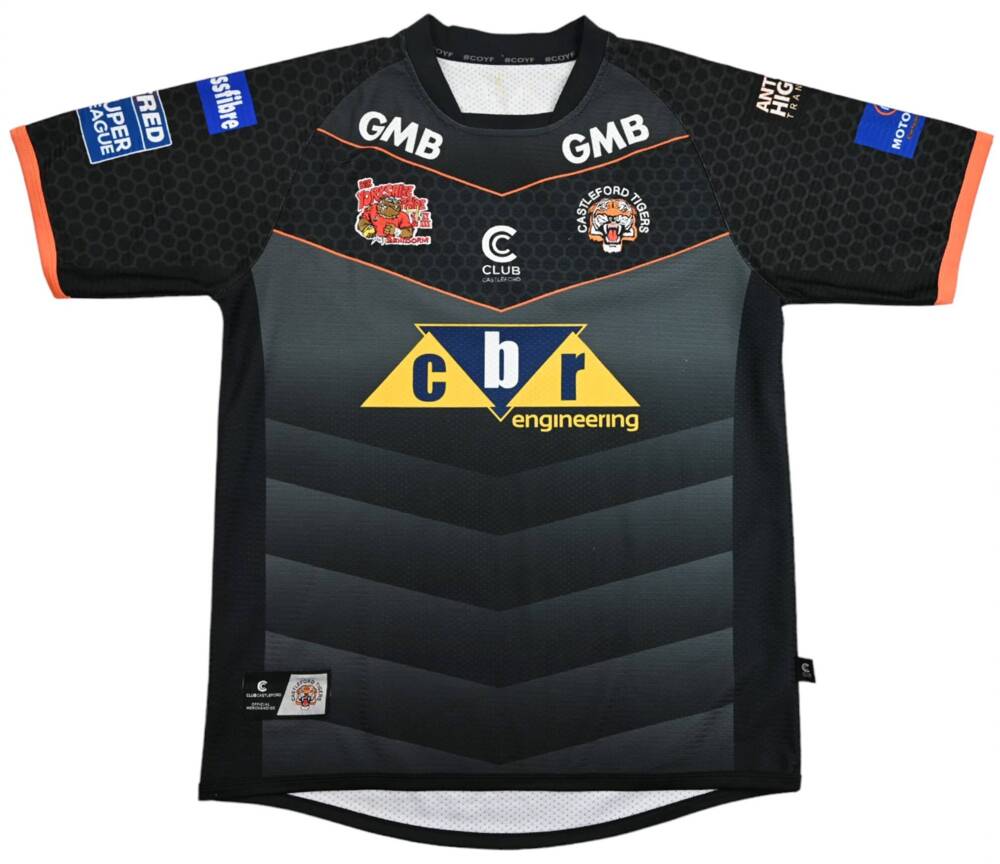 CASTLEFORD TIGERS RUGBY SHIRT L