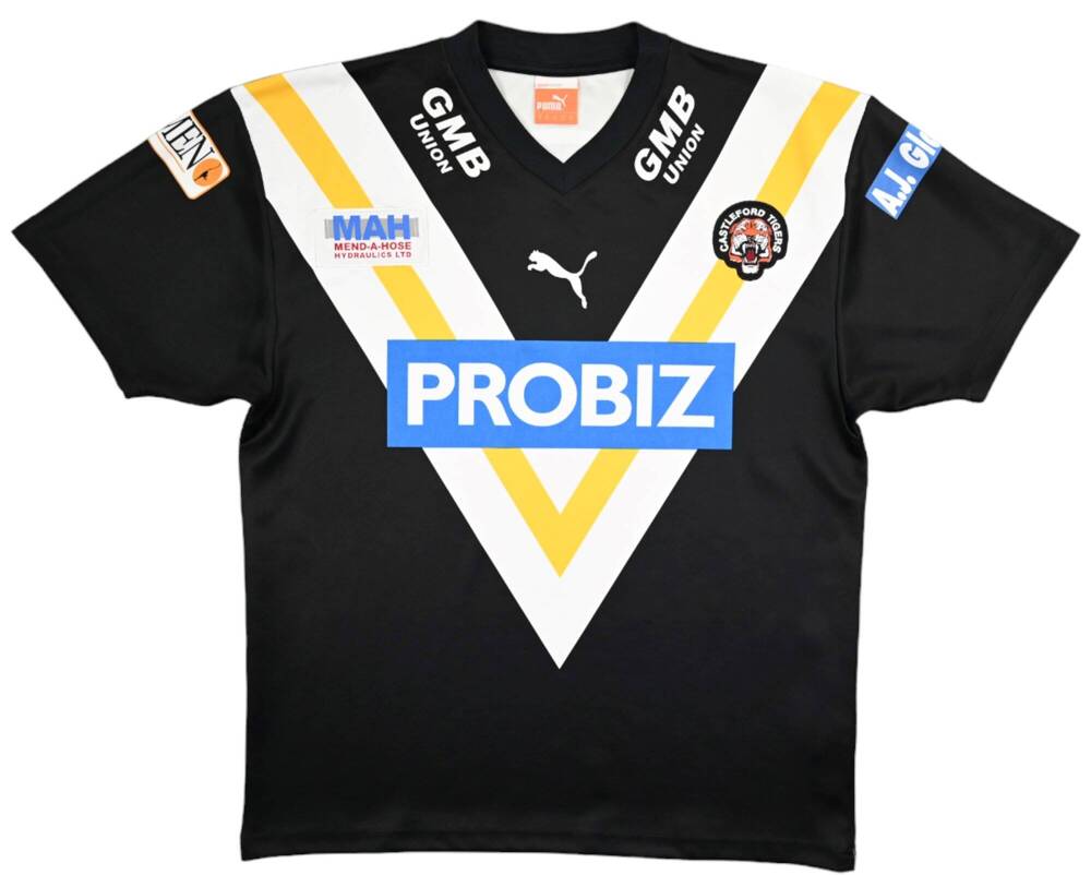 CASTLEFORD TIGERS RUGBY SHIRT S