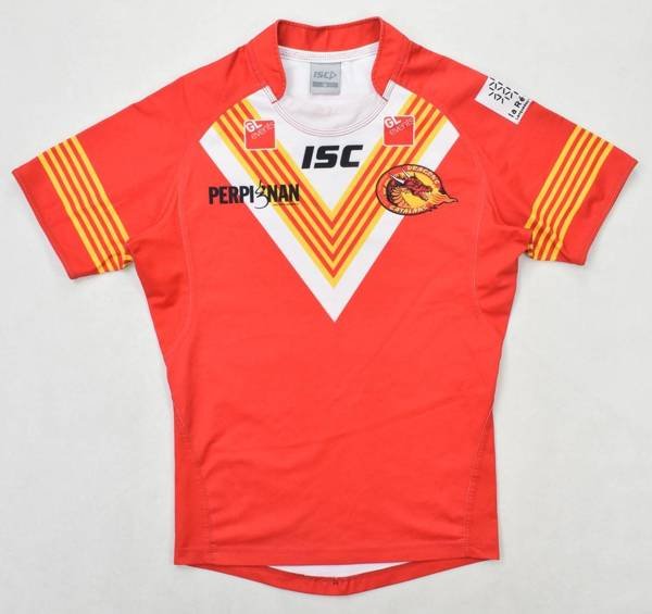 CATALANS DRAGONS RUGBY ISC SHIRT M