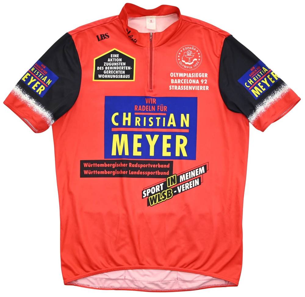 CHRISTIAN MEYER OLYMPIC GAMES 1992 CYCLING SHIRT XL