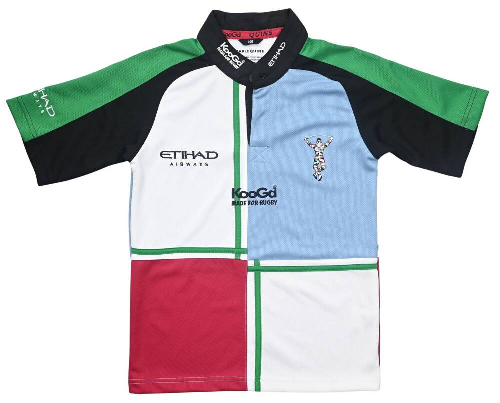 HARLEQUINS RUGBY SHIRT L. BOYS