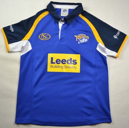 LEEDS RHINOS RUGBY ISC SHIRT SIZE 14 YEARS