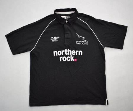NEWCASTLE FALCONS RUGBY COTTON TRADERS SHIRT XL