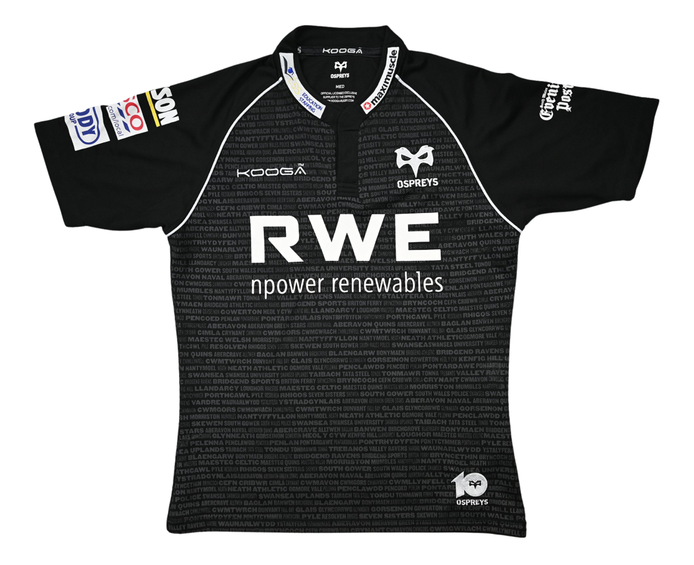 OSPREYS RUGBY SHIRT M