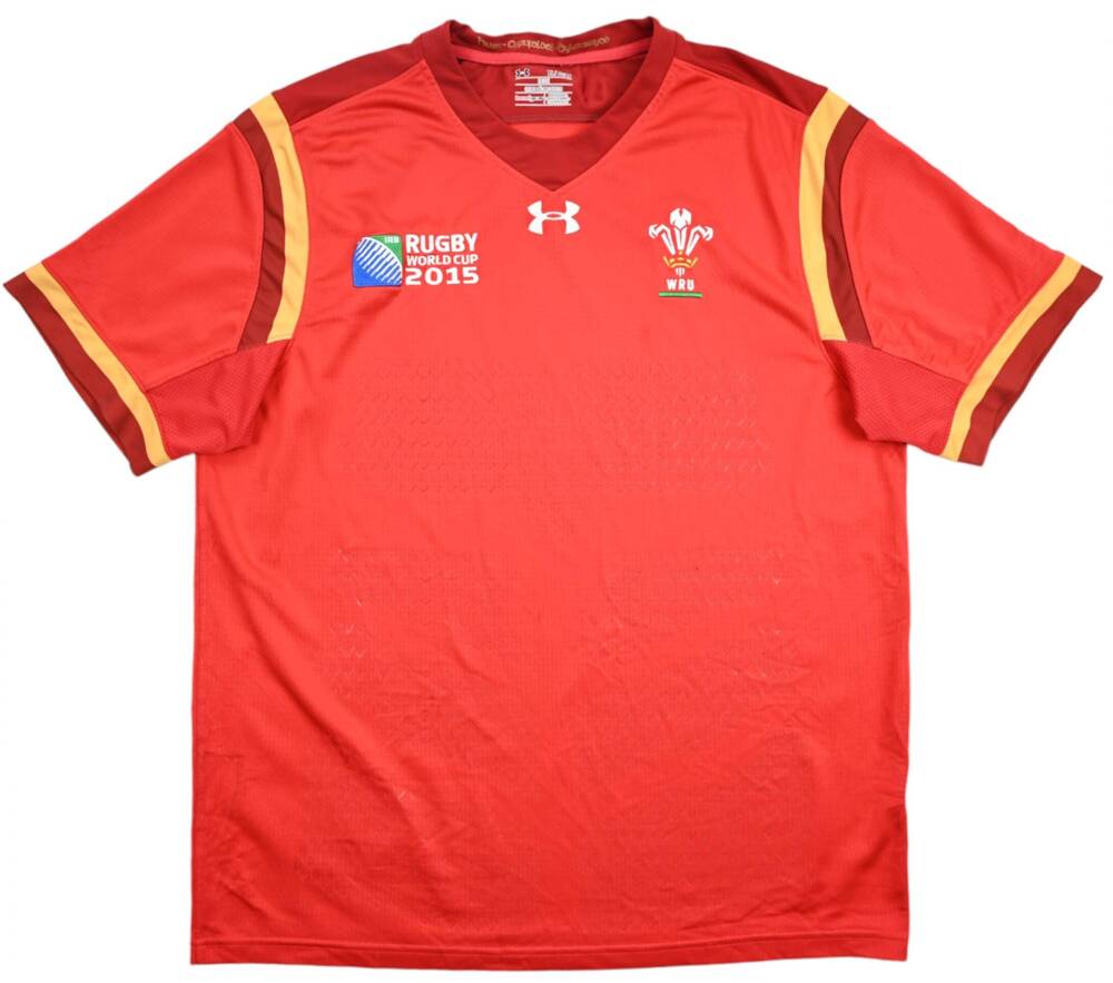 WALES RUGBY WORLD CUP 2015 SHIRT XL