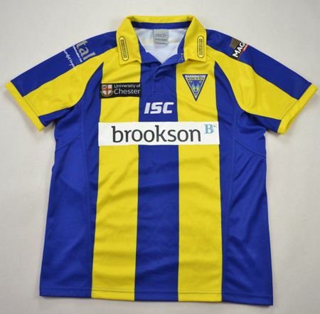 WARRINGTON WOLVES RUGBY ISC SHIRT L