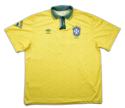 1991-93 BRAZIL SHIRT L