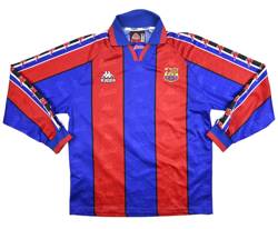 1995-97 BARCELONA LONGSLEEVE SHIRT S