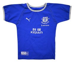 2003-04 EVERTON FC SHIRT XS. BOYS