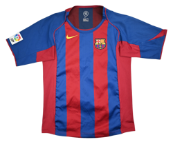 2004-05 FC BARCELONA SHIRT XL. BOYS