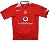 2004-06 MANCHESTER UNITED *ROONEY* SHIRT L