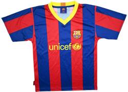 2007-08 FC BARCELONA *VILLA* SHIRT L. BOYS