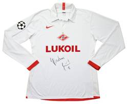 2007 SPARTAK MOSCOW *JIRANEK* CL MATCH ISSUE SHIRT #7 L