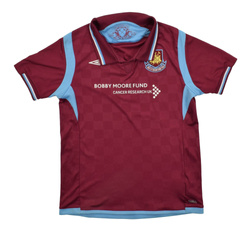 2009-10 WEST HAM UNITED SHIRT S. BOYS