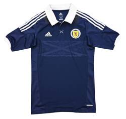 2011-13 SCOTLAND PLAYER ISSUE SHIRT M