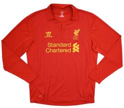 2012-13 LIVERPOOL LONGSLEEVE SHIRT L