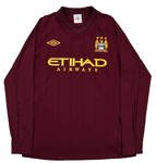 2012-13 MANCHESTER CITY LONGSLEEVE SHIRT 2XL