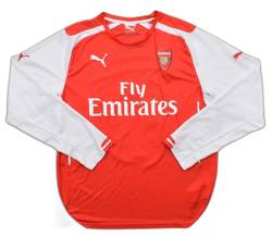 2014-15 ARSENAL LONDON *ALEXIS* LONGSLEEVE SHIRT L