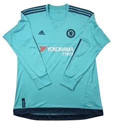 2015-16 CHELSEA LONDON *COURTOIS* GOALKEEPER SHIRT XXL