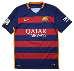 2015-16 FC BARCELONA *A. SYNBOL* SHIRT M