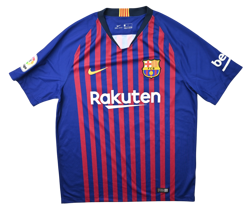 2018-19 FC BARCELONA *MESSI* SHIRT L