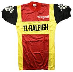 70'S TI-RALEIGH CAMPAGNOLO CYCLING SHIRT T4 34-38