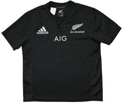 ALL BLACKS NEW ZEALAND RUGBY SHIRT L. BOYS