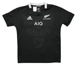 ALL BLACKS NEW ZEALAND RUGBY SHIRT M. BOYS