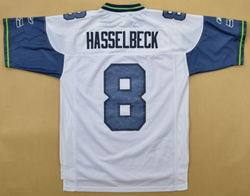 2005-06 SEATTLE SEAHAWKS HASSELBECK #8 REEBOK ON FIELD JERSEY (HOME) X -  Classic American Sports