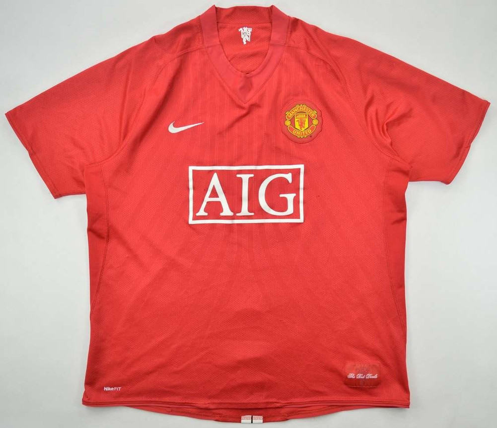 2007-09 MANCHESTER UNITED *RONALDO* SHIRT L