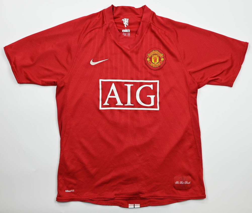 2007-09 MANCHESTER UNITED *NANI* SHIRT M
