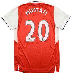 2016-17 ARSENAL LONDON *MUSTAFI* SHIRT M