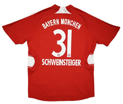2007-08 BAYERN MUNCHEN *SCHWEINSTEIGER* SHIRT L